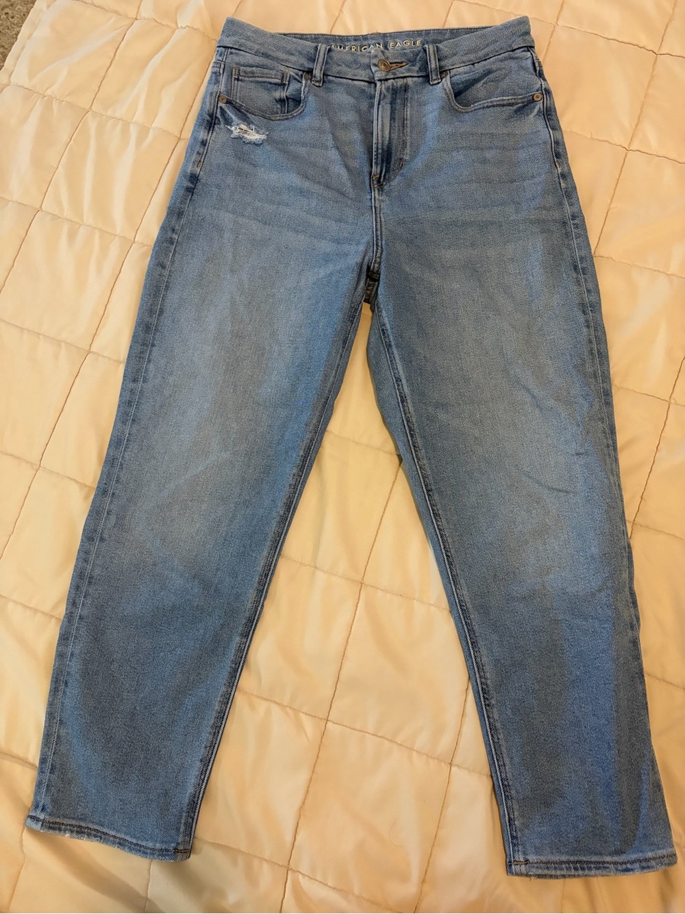 American Eagle Outfitters Light Blue curvy Mom Jeans